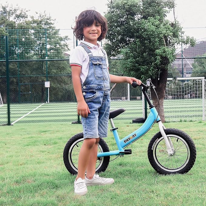 Balance Bike 2 in 1,The Dual Use of a Kids Balance Bike and Toddler Bike, for 2 3 4 5 6 7 Years Old -12 14 16 Inches with Training Theory, Brake, Pedal