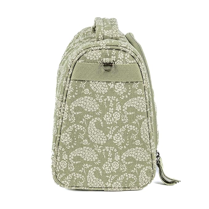 JuJuBe x Sazan Hendrix - New Insulated Bottle Bag, Breastmilk Storage Bag for Baby Bottles, Travel Waterproof Insulated Lunch or Cooler Bag for Nursing, Milk, Snacks, Paisley Floral, Mother's Day Gift