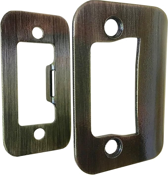 Gator Door Latch Restorer - Strike Plate (Antique Brass)