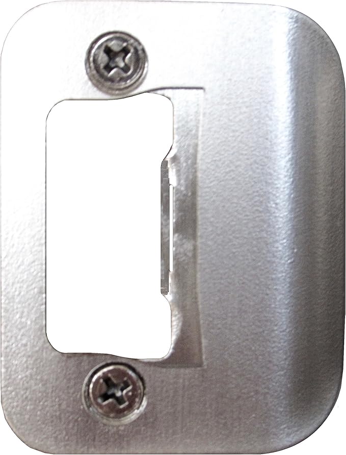 Gator Door Latch Restorer - Strike Plate 1-Pack (Satin Nickel)